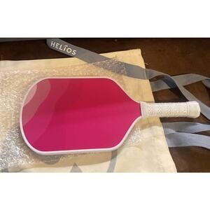 NEW Helios Pickleball Racket Pink w/ canvas carrying bag
